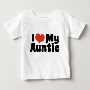 T-shirt Pour Bébé J'Aime Ma Tante