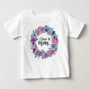 T-shirt Pour Bébé J'aime maman