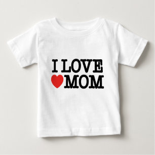T-shirt Pour Bébé J'aime maman