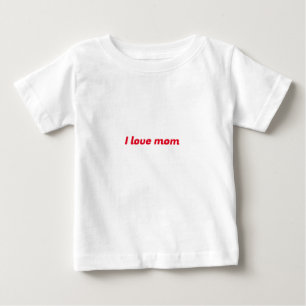 T-shirt Pour Bébé J'aime maman