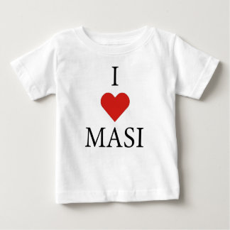 T-SHIRT POUR BÉBÉ J'AIME MASI