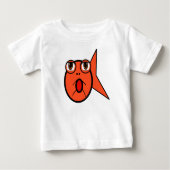 T-shirt Pour Bébé J'aime mon Gold Fish (Devant)