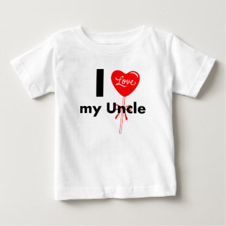 T-shirt Pour Bébé J'aime mon oncle