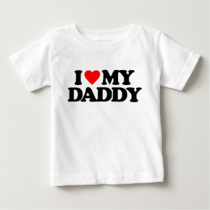 T-SHIRT POUR BÉBÉ J'AIME MON PAPA