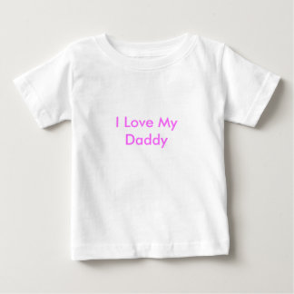 T-shirt Pour Bébé J'aime mon papa