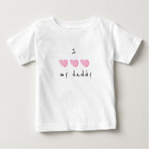 J'Aime Mon Papa Coeur Rose