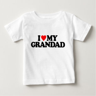 T-SHIRT POUR BÉBÉ J'AIME MON PAPY