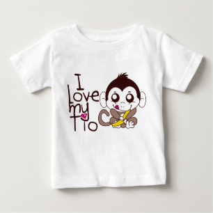 T-shirt Pour Bébé J'aime mon Tio