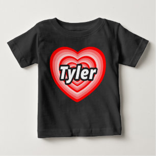 T-shirt Pour Bébé J'aime Tyler