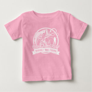 T-shirt Pour Bébé J'Aimerais Pêcher