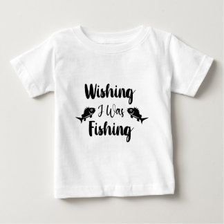 T-shirt Pour Bébé J'aimerais pêcher une citation drôle