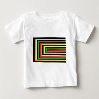 T-shirt Pour Bébé JAMAICA couleurs des racines rasta