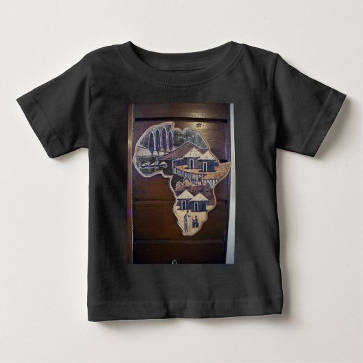 T-shirt Pour Bébé Jambo Africa Hakuna Matata. (Devant)