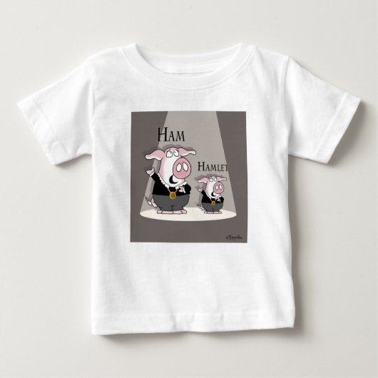 T-shirt Pour Bébé Jambon / Hamlet (Devant)