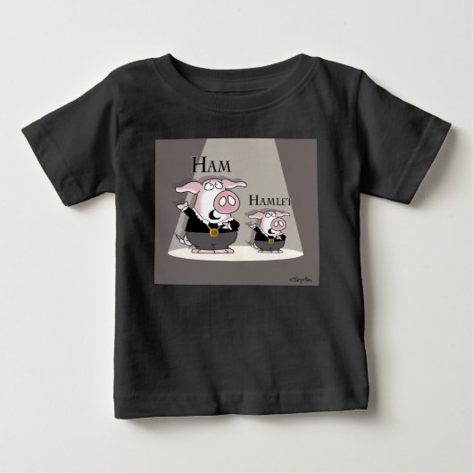 T-shirt Pour Bébé Jambon / Hamlet (Devant)