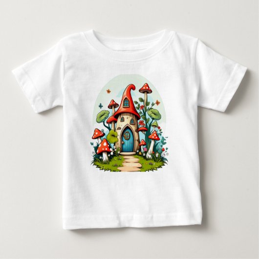 T-shirt Pour Bébé Jardin enchanté (Devant)