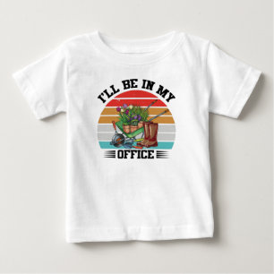 T-shirt Pour Bébé jardin, jardinier, jardin, drôle, fleurs, vinta