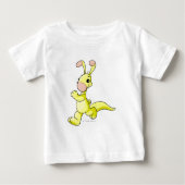 T-shirt Pour Bébé Jaune de Blumaroo (Devant)