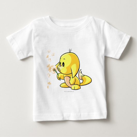 T-shirt Pour Bébé Jaune de Kacheek (Devant)