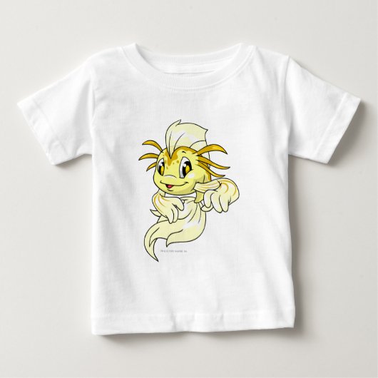 T-shirt Pour Bébé Jaune de Koi (Devant)