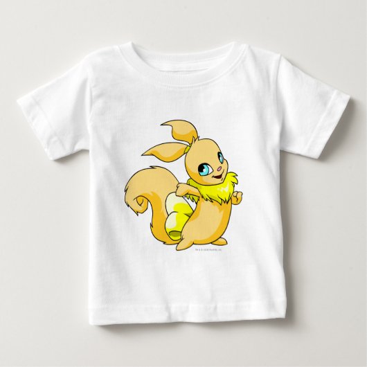 T-shirt Pour Bébé Jaune d'Usul (Devant)