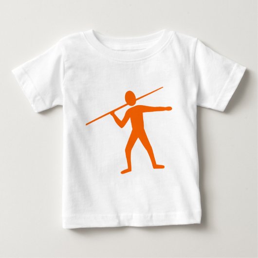 T-shirt Pour Bébé Javelin Trower - Orange (Devant)