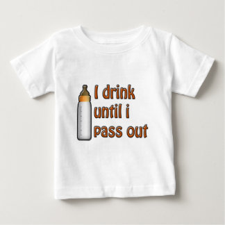T-shirt Pour Bébé Je Bois Du Lait
