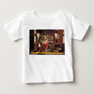 T-shirt Pour Bébé Je cherche l'homme qui a tiré sur ma patte ! Chihu