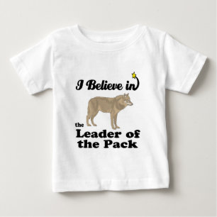 T-shirt Pour Bébé je crois au chef de la meute