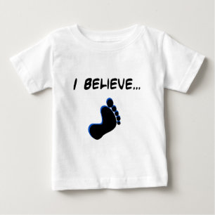 T-shirt Pour Bébé Je crois en Bigfoot