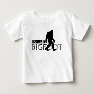 T-shirt Pour Bébé Je crois en Bigfoot Sasquatch drôle