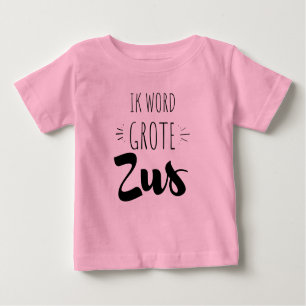 T-shirt Pour Bébé Je deviens une grande soeur