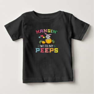 T-shirt Pour Bébé Je me accroche avec mes yeux