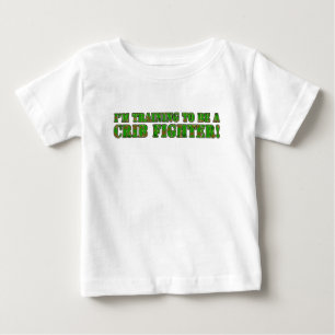 T-shirt Pour Bébé Je m'exerce pour être un combattant Camo de huche