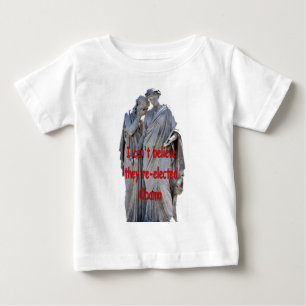 T-SHIRT POUR BÉBÉ JE N'ARRIVE PAS À CROIRE QU'ILS ONT RÉÉLU OBAMA