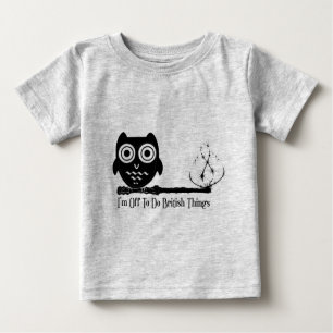 T-shirt Pour Bébé Je ne suis pas en ligne faire des choses