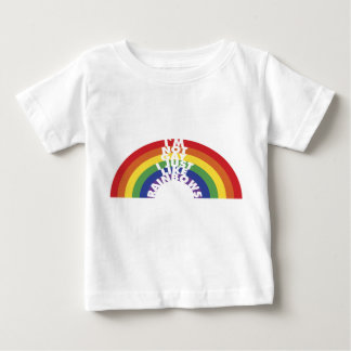 T-shirt Pour Bébé Je ne suis pas gai, j'aime juste des arcs-en-ciel
