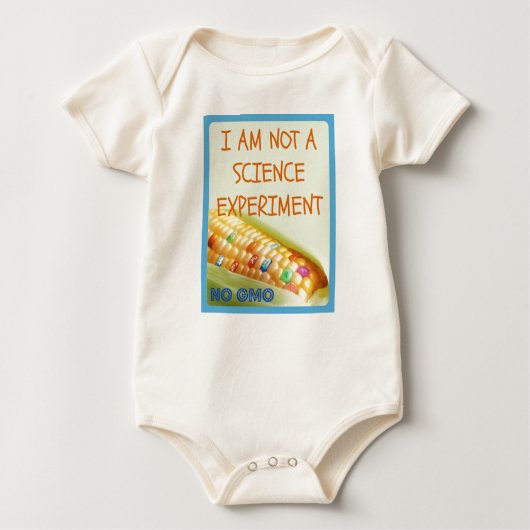 T-shirt Pour Bébé Je Ne Suis Pas Une Expérience Scientifique (Devant)