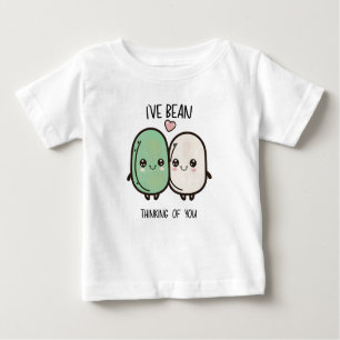 T-shirt Pour Bébé Je pense à vous Valentines Day Food Pun