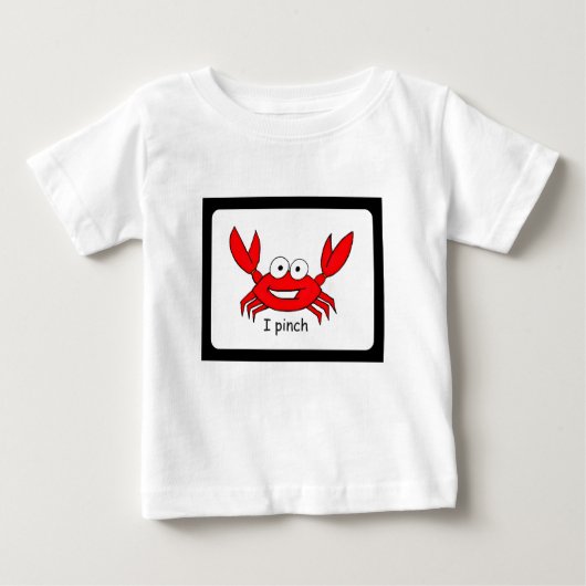 T-shirt Pour Bébé Je pince la chemise d'enfant en bas âge (Devant)