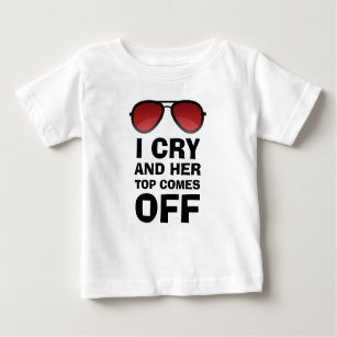 T-shirt Pour Bébé Je pleure le cri drôle   de bébé du bébé   de  