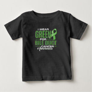 T-SHIRT POUR BÉBÉ JE PORTE LE VERT POUR LA CONSCIENCE CHOLAGOGUE DE