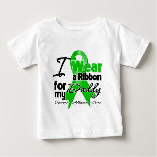 T-shirt Pour Bébé Je porte un ruban vert pour mon papa