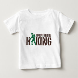 T-shirt Pour Bébé Je préférerais être Randonnée