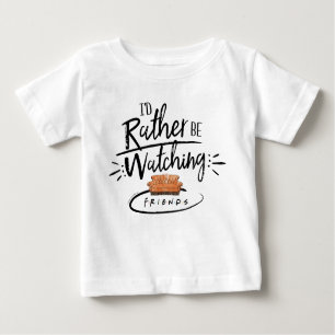 T-shirt Pour Bébé Je préférerais regarder mes amis™