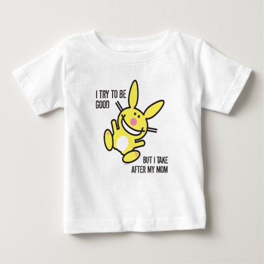 T-shirt Pour Bébé Je prends après ma maman (Devant)