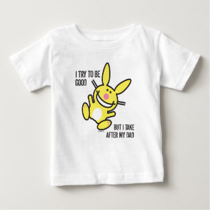 T-shirt Pour Bébé Je prends après mon papa