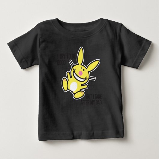 T-shirt Pour Bébé Je prends mon père (Devant)
