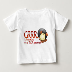 T-shirt Pour Bébé Je sens l'animal en moi !