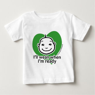 T-shirt Pour Bébé Je sevrerai quand je suis prêt